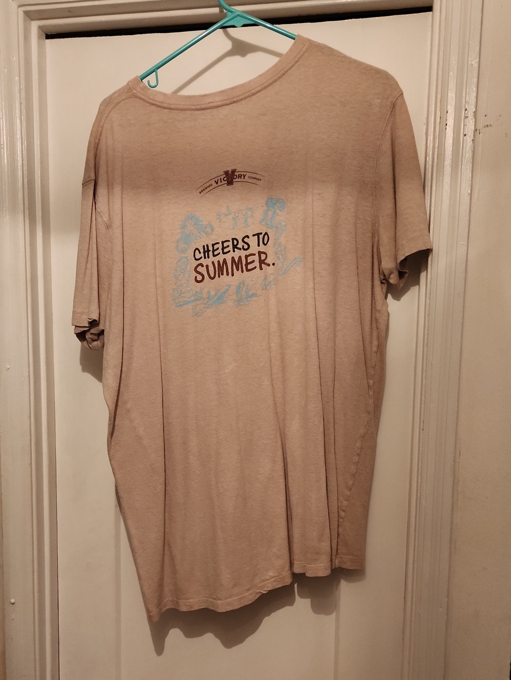 Men's Victory Brewing Co 'Cheers to Summer' Graphic Tee - Short Sleeve Casual